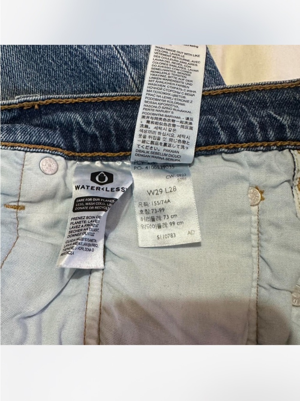 Levi’s 501 blue jeans size 29 - Picture 5 of 7